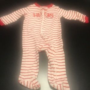 Carters footed onesie